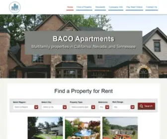 Bacorealtycorp.com(Property Management Knoxville) Screenshot