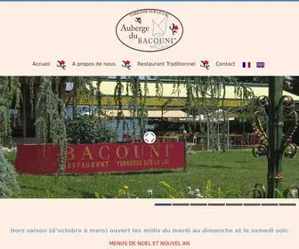 Bacouni.com(Le Bacouni l Auberge) Screenshot