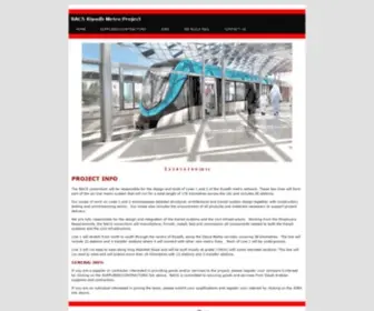 Bacsrmp.com(BACS Riyadh Metro Project) Screenshot