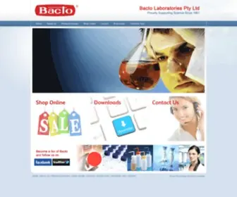 Bacto.com.au(Bacto Laboratories Online Shop) Screenshot