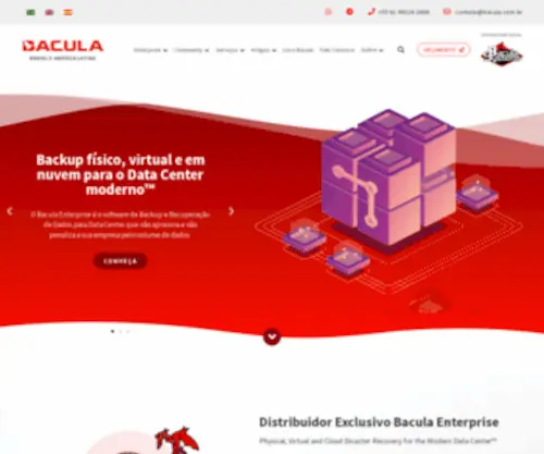 Bacula.com.br(Página Inicial) Screenshot