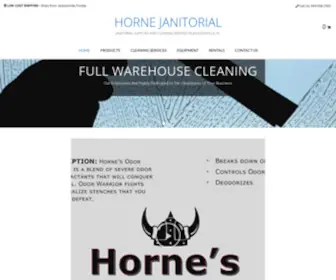 Baczymes.com(Horne Janitorial) Screenshot