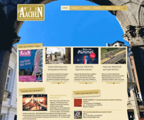 Bad-AAchen.net(BAD AACHEN Stadtmagazin) Screenshot