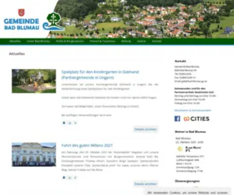 Bad-Blumau-Gemeinde.at(Gemeinde Bad Blumau) Screenshot