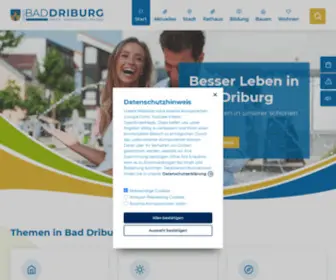 Bad-Driburg.de(Bad Driburg) Screenshot