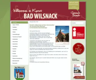Bad-Wilsnack.de(Bad Wilsnack) Screenshot