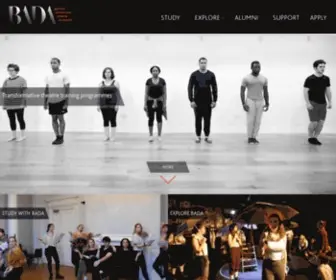 Bada.org.uk(British American Drama Academy) Screenshot