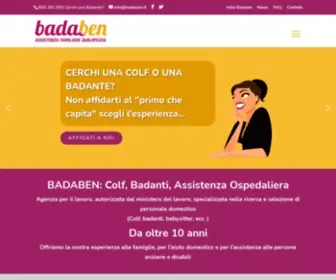 Badaben.it(Homepage) Screenshot