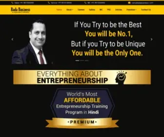 Badabusiness.com(Personalised Business Coaching Program for Entrepreneurs) Screenshot