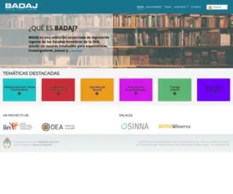 Badaj.org(Base de datos Jurídica) Screenshot