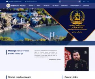 Badakhshan.gov.af(Badakhshan Province) Screenshot