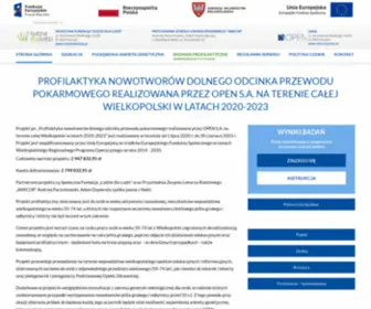 Badaniaopen.pl(Ośrodek Profilaktyki i Epidemiologii Nowotworów im) Screenshot