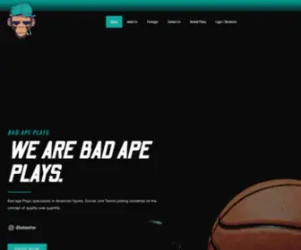 Badapeplays.com(Bad Ape Plays) Screenshot