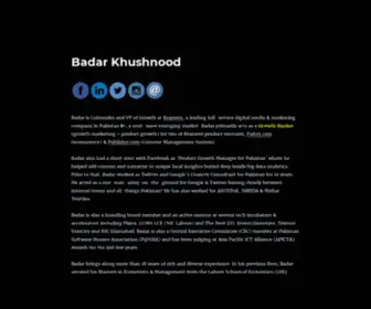 Badar.com.pk(Badar Khushnood) Screenshot