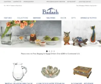 Badashcrystal.com(Badash Crystal) Screenshot