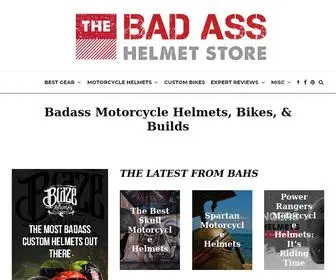 Badasshelmetstore.com(Motorcycle News & Hands) Screenshot