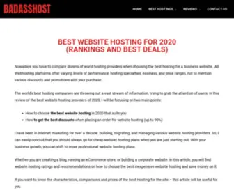 Badasshost.com(How to choose the best hosting in 2020) Screenshot