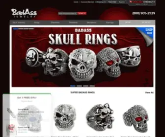 Badassjewelry.com(Skull Rings) Screenshot