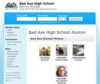 Badaxehighschool.com(Bad Axe High School) Screenshot