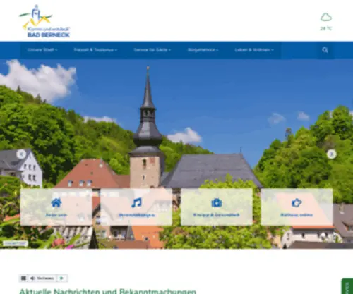 Badberneck.de(Bad Berneck) Screenshot