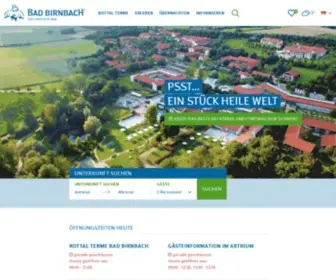 Badbirnbach.de(Bad Birnbach in Bayern) Screenshot