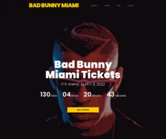 Badbunny.miami(Bad Bunny Miami Tickets) Screenshot