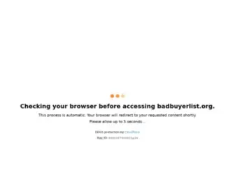 Badbuyerlist.org(Bad Buyer List) Screenshot