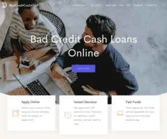 Badcreditcashasap.com(Bad Credit Cash Loans Online) Screenshot