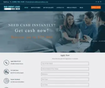 Badcreditloansreddeer.com(Bad Credit Loans Red Deer) Screenshot