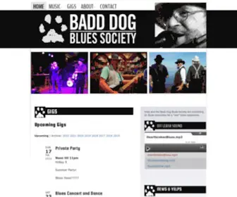 Badddogbluessociety.com(Badd Dog Blues Society) Screenshot