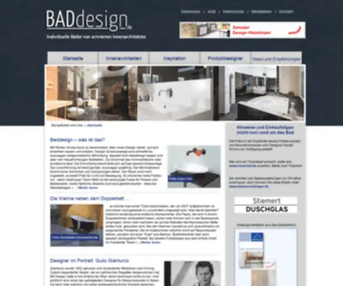 Baddesign.de(Baddesign) Screenshot