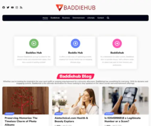 Baddie-Hub.co.uk(Baddiehub) Screenshot