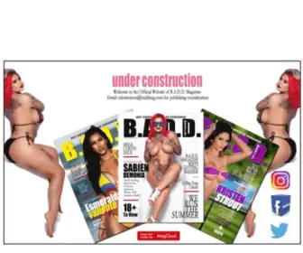 Baddmag.com(B.A.D.D) Screenshot