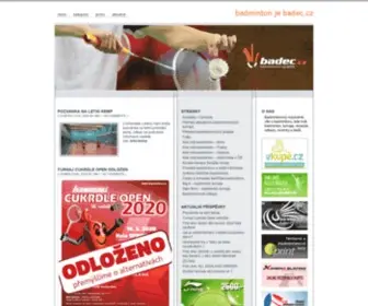 Badec.cz(Badminton je) Screenshot