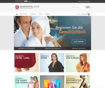 Bademantel-Online.de(Bademantel-Online Shop) Screenshot
