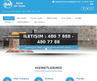 Bademhaliyikama.com(Profesyonel Halı Yıkama) Screenshot