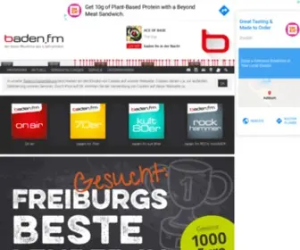 Baden.fm(Das Radio für Freiburg und Südbaden) Screenshot