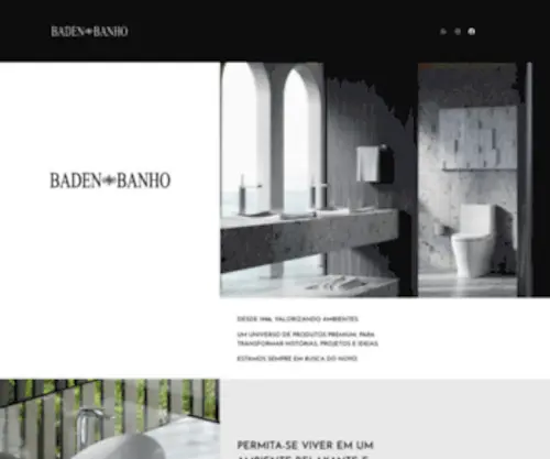 Badenbanho.com.br(Baden Banho) Screenshot