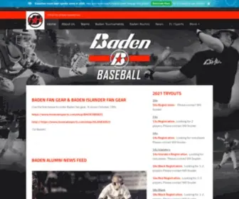 Badenbaseballclub.com(Baden Baseball) Screenshot