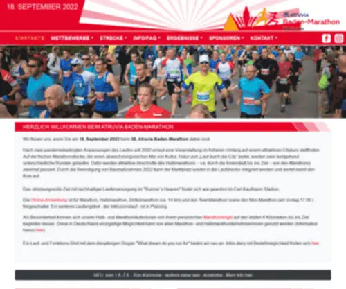 Badenmarathon.de(Marathon) Screenshot