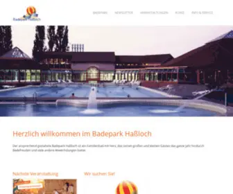 Badepark.de(Startseite) Screenshot