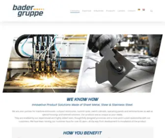 Badergruppe.com(Bader Gruppe) Screenshot