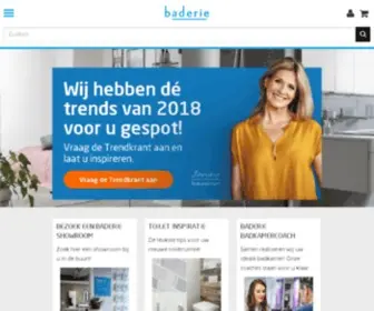 Baderie.nl(Het bewijs zit in onze badkamers) Screenshot