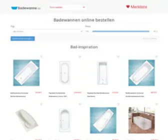 Badewanne.de(Badewannen online bestellen) Screenshot