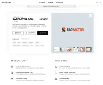 Badfactor.com(Internet Marketing Company in the San Francisco Bay Area) Screenshot