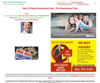 Badforeclosure.com(Avoid Foreclosure) Screenshot