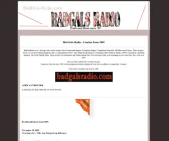 Badgals-Radio.com(Bad Gals Radio) Screenshot