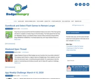 Badgehungry.com(#1 Pogo Games Fan Site) Screenshot
