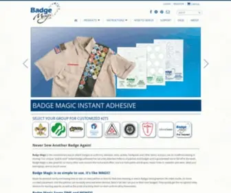 Badgemagic.com(Badge Magic®) Screenshot