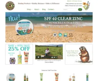 Badgerbalm.com(Natural Organic Body & Skin Care Products) Screenshot